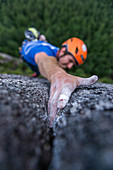 Trad climbing,Stawamus Chief,Squamish,British Columbia,Canada