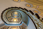 Art Nouveau Spiral Staircase, Riga, Latvia, Europe