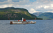 Dampfschiff  Björen auf dem Byglandsfjorden, Bygland, Setesdalen, Aust-Agder, Norwegen, Europa