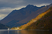 Im Hjoerundfjorden bei Urke, Nahe Alesund, Moere og Romsdal, Norwegen, Europa