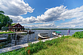 Kaiserliche Matrosenstation Kongsnaes, Anlegestation des preußischen Königshauses für Lustfahrten, heute Restaurant, Potsdam, Brandenburg, Deutschland