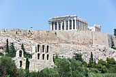 Parthenon, Akropolis, UNESCO-Weltkulturerbe, Athen, Griechenland, Europa