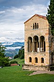 Romanesque church Santa María del Naranco in Oviedo, Asturias, Spain