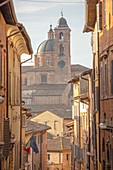 Über Bramante, Urbino, Marken, Italien, Europa