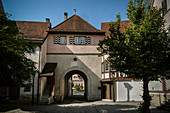 westliches Stadttor in Mühlheim an der Donau, Baden-Württemberg, Deutschland