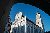 Christuskirche in Neuburg an der Donau, Landkreis Neuburg-Schrobenhausen, Bayern, Deutschland