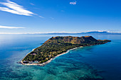 Aerial view of Vomo Island Fiji Resort, Vomo Island, Mamanuca Group, Fiji Islands, South Pacific