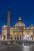 St. Peter-Platz, St. Peter-Basilika, UNESCO-Weltkulturerbe, Vatikan, Rom, Latium, Italien, Europa