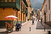 Street scene, La Candelaria, Bogota, Cundinamarca, Colombia, South America