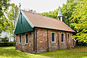 Alte Inselkirche (evangelisch) von Spiekeroog, Baujahr 1696, Spiekeroog, Ostfriesland, Niedersachsen, Deutschland