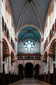 Innenaufnahme der St. Benno Kirche, München, Bayern, Deutschland