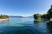 Zugersee von Cham im Kanton Zug, Schweiz