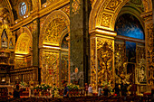 Interior view of St. John's Cathedral, Valletta, Malta, Europe
