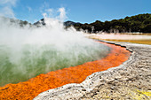 Champagne Pool, Wai-O-Tapu Thermal Wonderland, Rotorua, Bay of Plenty, North Island, New Zealand, Pacific