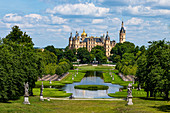Schwerin Castle, Schwerin, Mecklenburg-Vorpommern, Germany, Europe