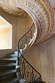 Treppe Im Baroque-Stil, Melk Abtei, Benediktinabtei Von Unteraus, Wachau Plain, Tal Der Danube, Österreich
