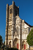 Saint-Etienne Kathedrale, Auxerre, Yonne, Burgund, Frankreich