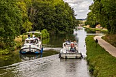 Nivernais-Kanal, Des Dames Lock, Yonne, Burgund, Frankreich