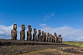 Ahu Tongariki, Rapa Nui, Osterinsel, Chile.