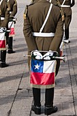 Changing of the Guard at Palacio de la Moneda, Santiago, Chile.