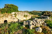 Griechenland, Ostkreta, Lassithi-Distrikt, Sitia-Naturpark ist Teil der archäologischen Stätte des UNESCO Geoparks Pressos