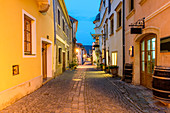 Alley in Dürnstein in the Wachau, Lower Austria, Austria