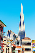 Transamerica Pyramid, Chinatown, San Francisco, Kalifornien, USA