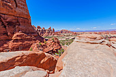 Felsformationen, Chesler Park, The Needles district, Canyonlands National Park, Utah, USA