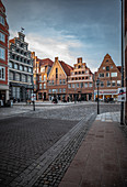 Blick auf die Altstadt von Lüneburg, Niedersachsen, Deutschland