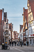 Blick auf die Altstadt von Lüneburg, Niedersachsen, Deutschland