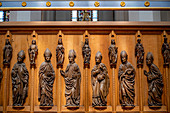 Apostles and busts of prophets; Presbytery; Ersasmus Gasser; 1502; Late Gothic;