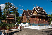 Buddhist temple Wat Xieng Thong (Temple of the Golden City), Luang Prabang, Luang Prabang Province, Laos, Asia
