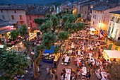 France, Var, Dracenie, La Motte, Clemenceau square, The 7th Night of the Winegrowers