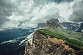 Seceda in den Dolomiten, Südtirol, Italien, Europa \n