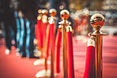 Red carpet at an awards ceremony in Moscow, Russia