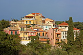 Village Avliotes in the north of the island of Corfu, Ionian Islands, Greece