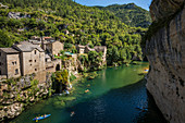 Saint-Chély-du-Tarn, Gorges du Tarn, Parc National des Cévennes, Nationalpark Cevennen, Lozère, Languedoc-Roussillon, Okzitanien, Frankreich