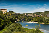 Aiguèze, one of the most beautiful villages in France, Les plus beaux villages de France, Gorges de l'Ardèche, Gard department, Auvergne-Rhône-Alpes region, France