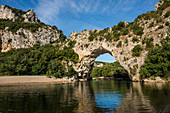 Pont d'Arc, Ardèche, Gorges de l'Ardèche, Vallon-Pont-d'Arc, Rhône-Alpes, France