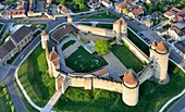 Frankreich, Seine und Marne, Blandy les Tours, die Burg (Luftaufnahme)