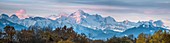 Frankreich, Ain, Mont Blanc Panorama von Ain