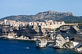 France, Corse du Sud, Bonifacio, the cliffs of Bonifacio