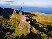 Storr-Gipfel, Isle of Skye, Innere Hebriden, Schottland, Vereinigtes Königreich, Europa