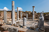 Delos, UNESCO-Weltkulturerbe, in der Nähe von Mykonos, Kykladen, griechischen Inseln, Griechenland, Europa