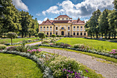 Lustheim Palace in the Schleissheim Palace complex, Oberschleißheim, Upper Bavaria, Bavaria, Germany