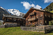 Alter Bergbauernhof in Innervillgraten, Villgratental, Osttirol, Tirol, Österreich