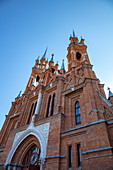 Außenansicht der Herz-Jesu-Kirche, Samara, Bezirk Samara, Russland, Europa