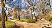 Friedrich-Alexander-Universität Erlangen-Nürnberg and palace gardens in Erlangen, Middle Franconia, Bavaria, Germany