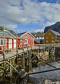Nusfjord, Flakstadoya, Lofoten, Nordland, Norway