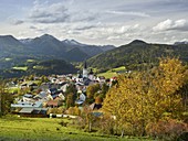 View over Mariazell, Styria, Austria